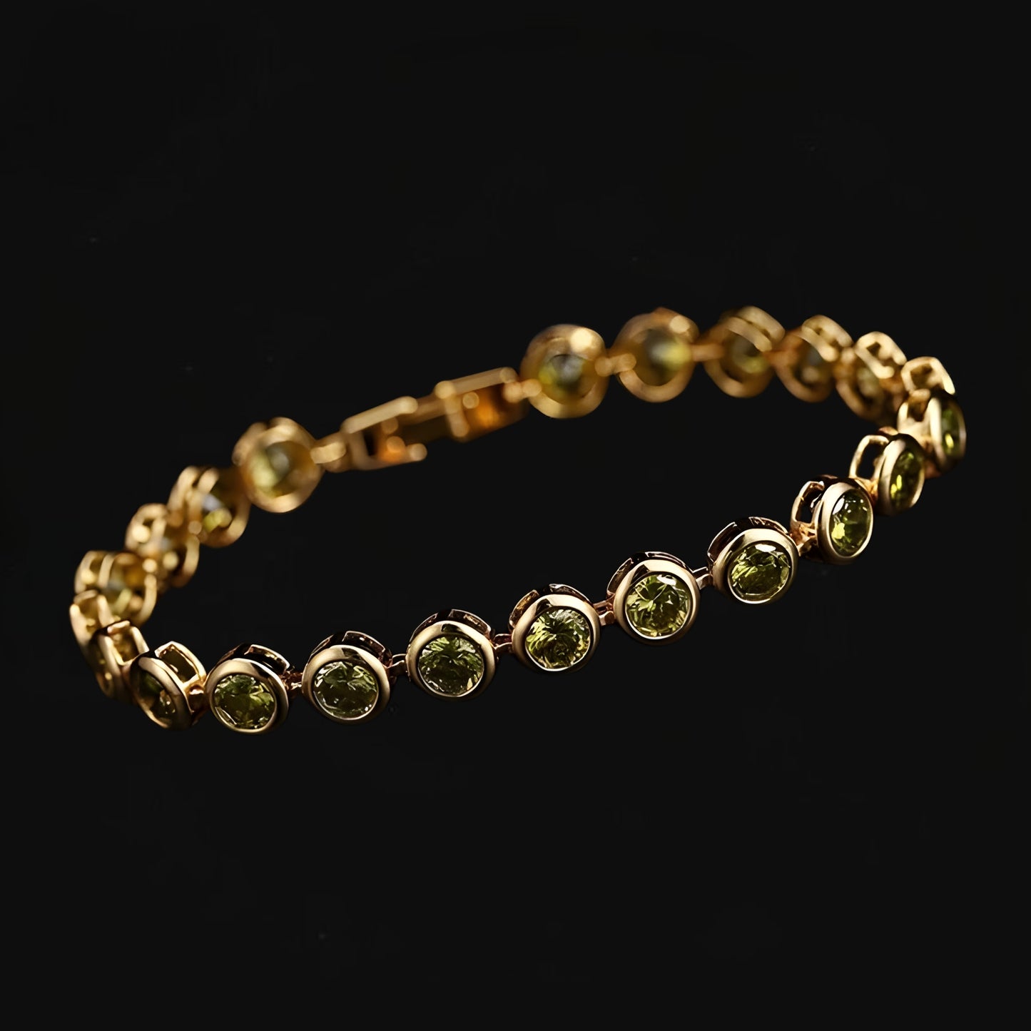 18K Gold-Plated Tennis Bracelet