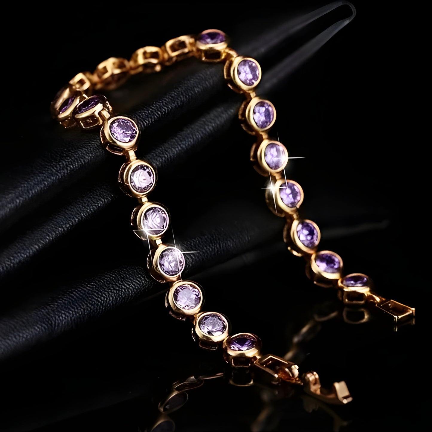18K Gold-Plated Tennis Bracelet